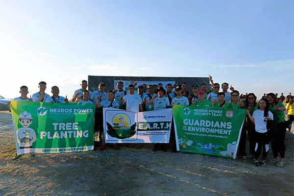 Negros Power And BFP Team Up For Tree-Planting And Fire Safety